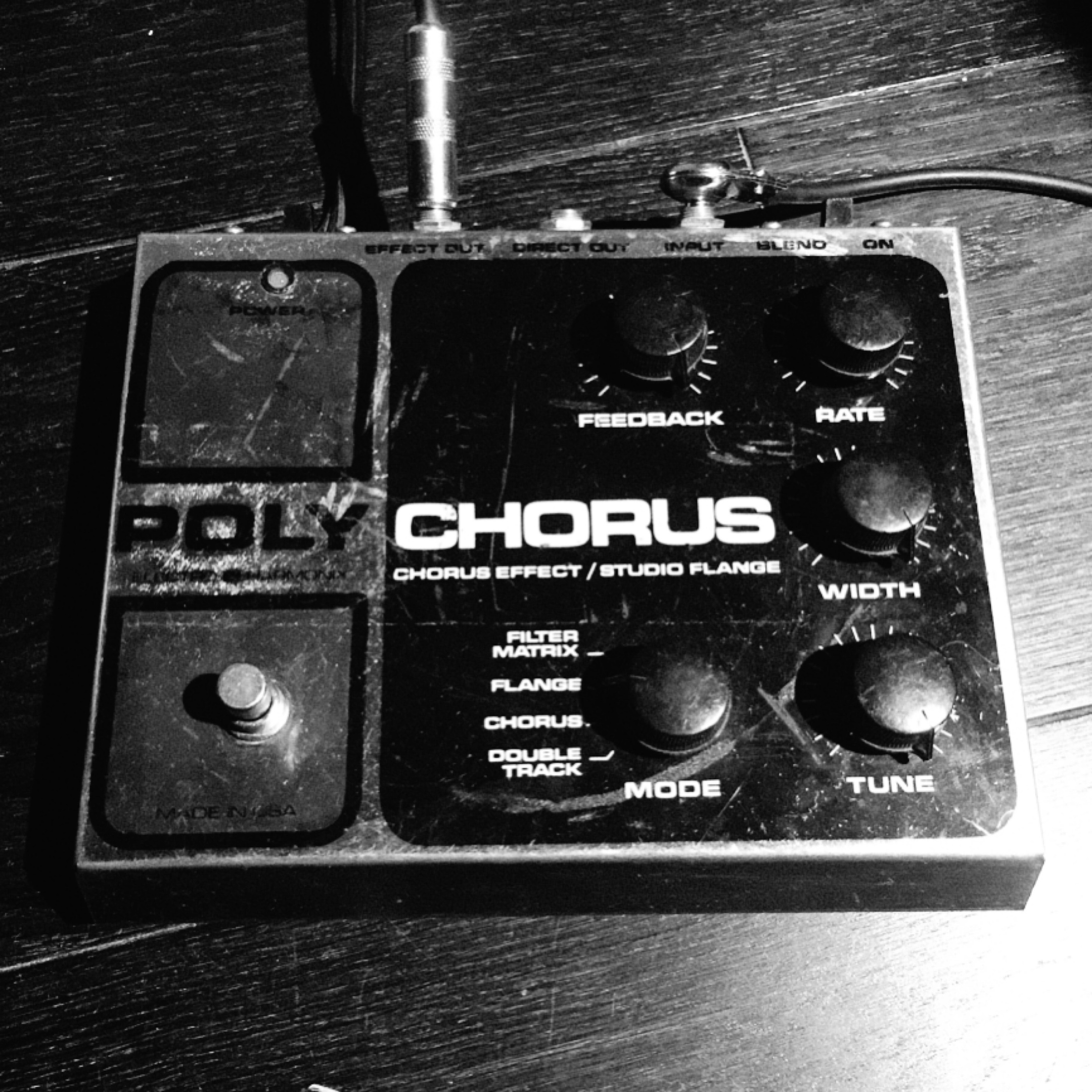 effects pedal Electro-Harmonix Polychorus.