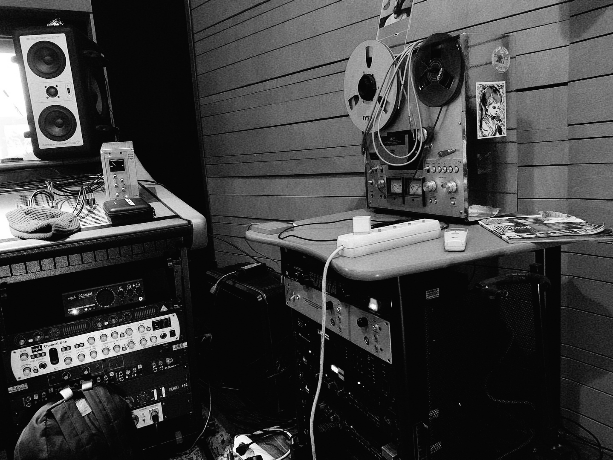 mixing process, EP album session.